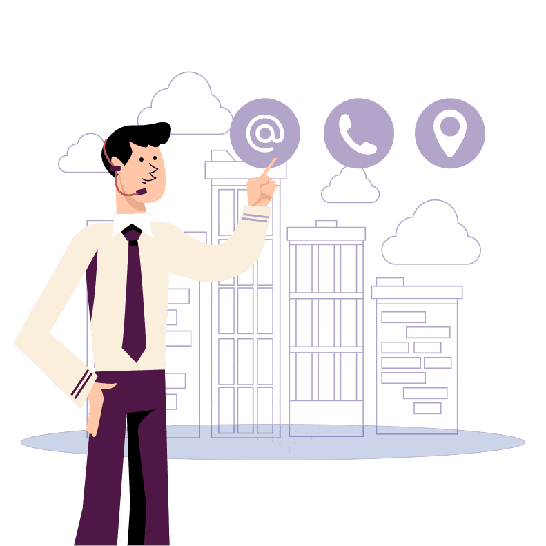 Customer support illustration