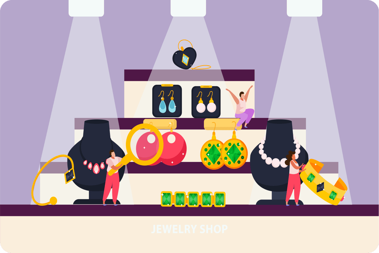 Jewelry Shop Illustration
